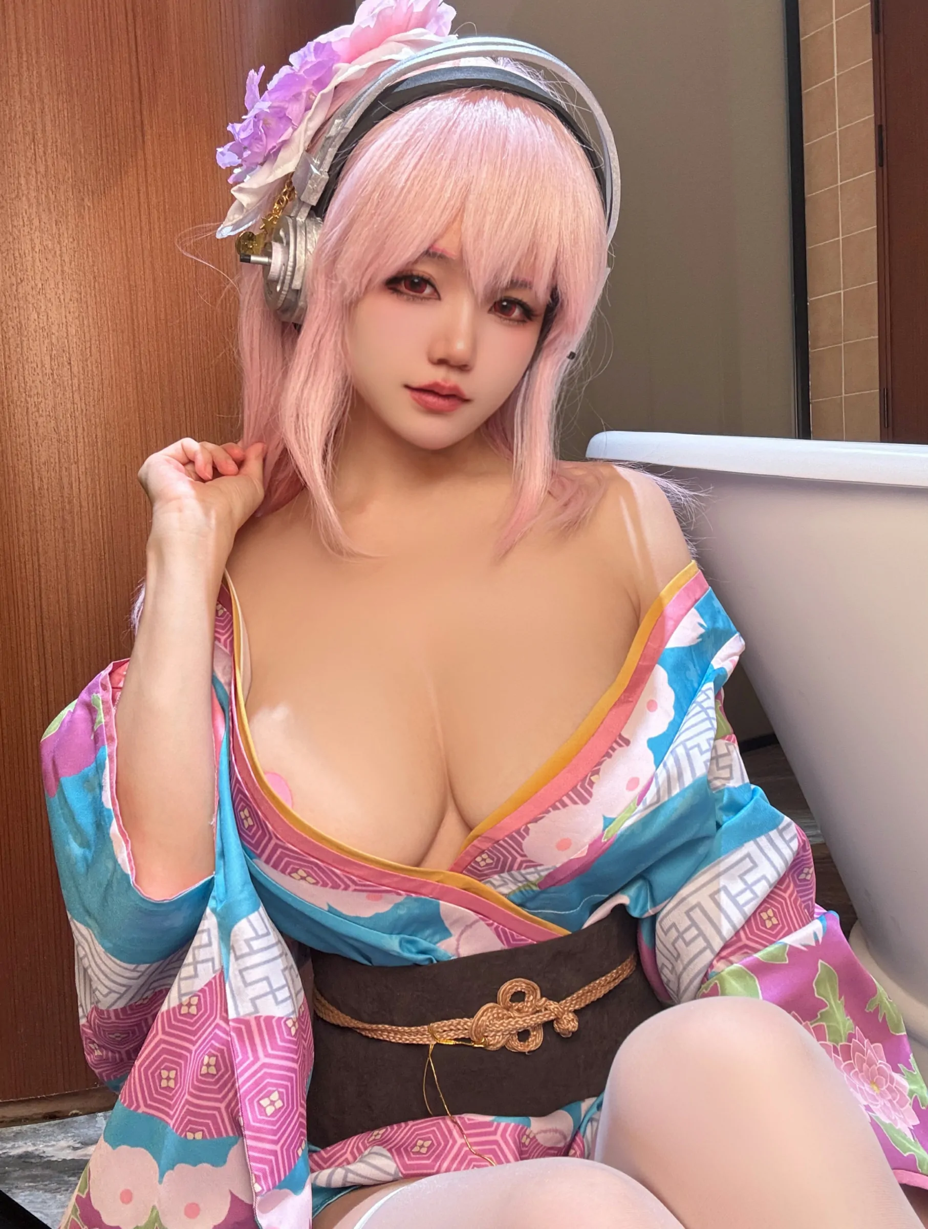 小仓千代w – 超级索尼子浴衣 [56P]套图库-美女套图库-精美私房套图库套图库站