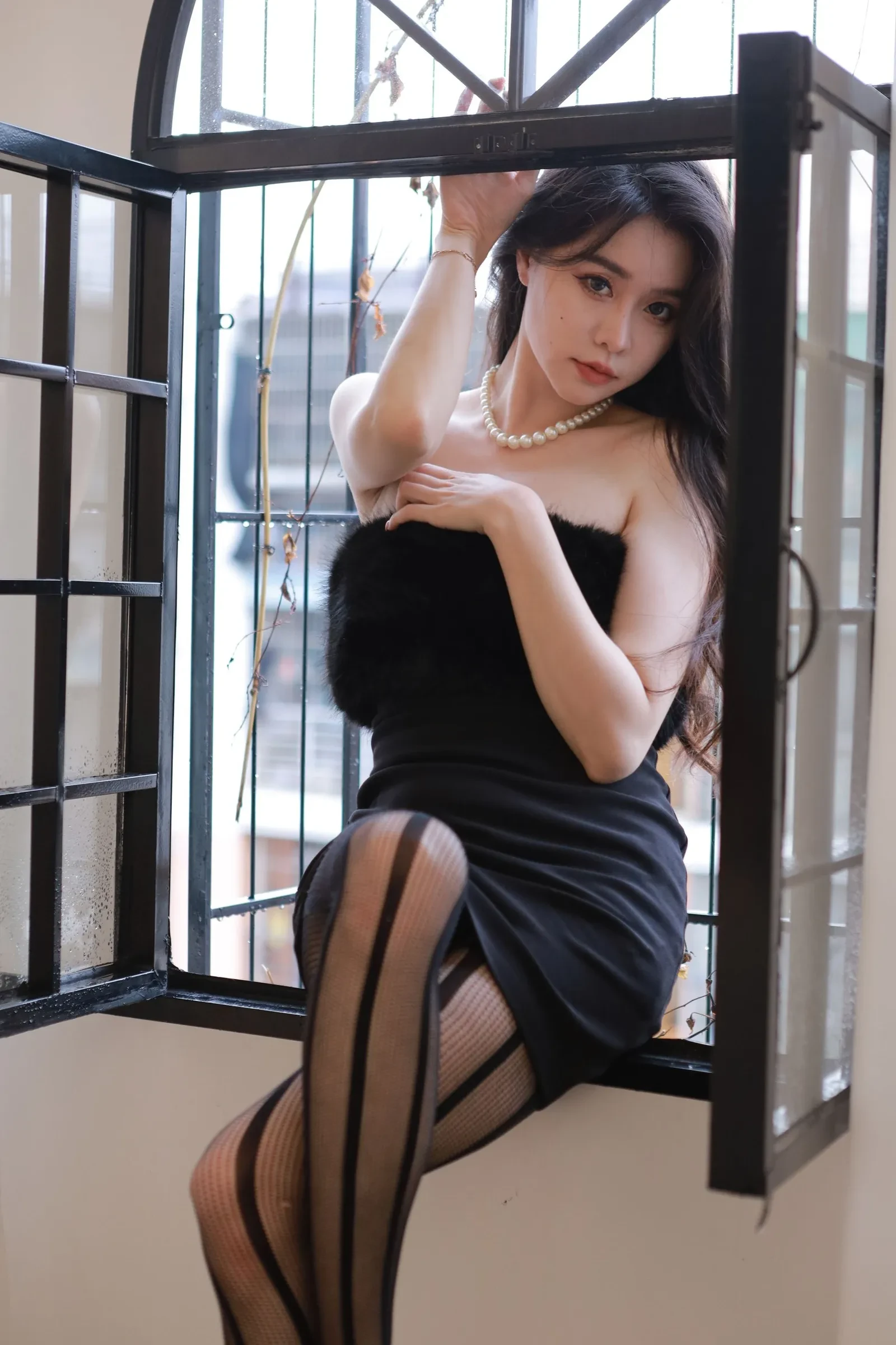 Sia不吃鱼 – 虾线黑丝 [51P]套图库-美女套图库-精美私房套图库套图库站